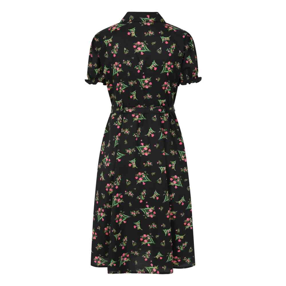 Banned - Star Jules Flare jurk - Zwart